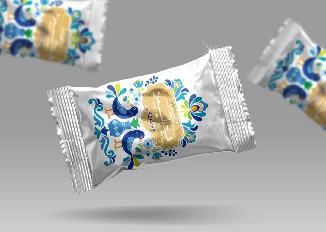 گز 18% مخلوط مغز پسته و بادام آردی درشت لقمه یک کیلویی