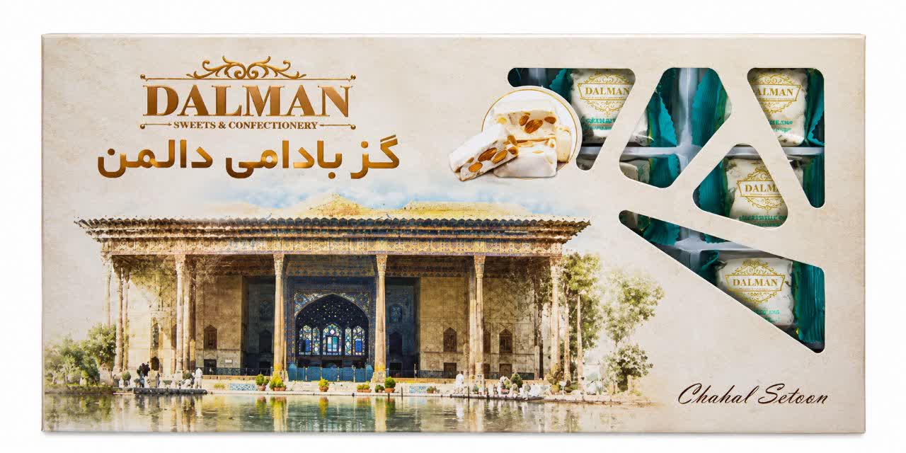 گز 10% مغز بادام 300 گرمی دالمن 