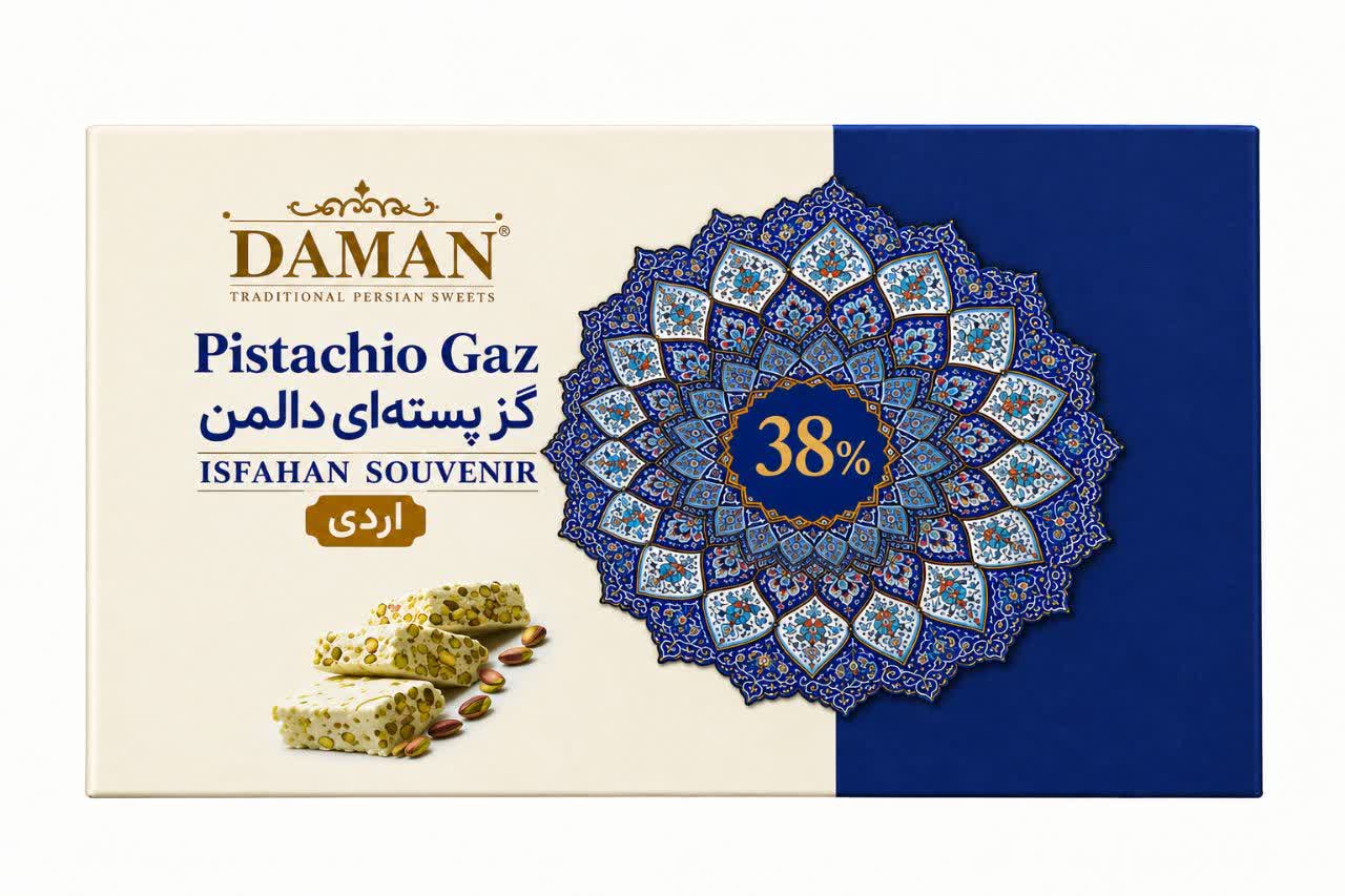 گز 38% مغز پسته آردی 500 گرمی دالمن
